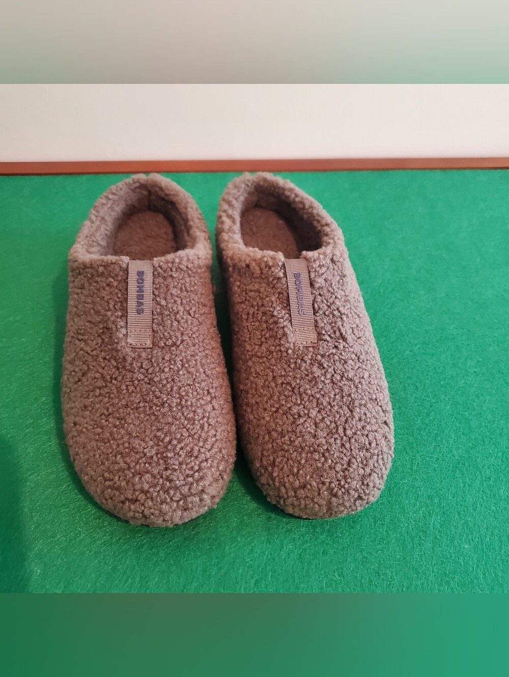 Bombas - Sunday Slipper - Fleece/Sherpa - Slip-On - Size 10 - Mushroom